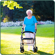 Woman with a Walker